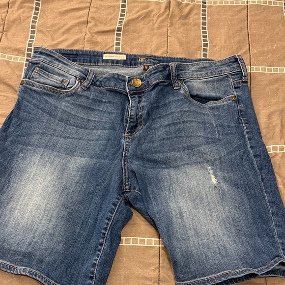 Kut from the Kloth Pants - Kut from the Kloth Blue Denim Boyfriend Shorts